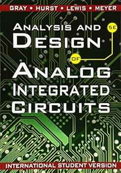洋書 Analysis and Design of Analog Int. Circ. Analysis And Design Of Analog Integrated Circuits, 5Th Ed