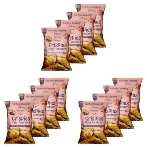 Image of Khari Foods - Ragi Chips - 50g x 4 Healthy Snacks Combo - Gluten Free, Vegan, High Fibre, No Palm Oil - Millet Chips Made with Ragi for Nutritious, Crunchy, Zero Cholesterol Snacking (Pack of 3)