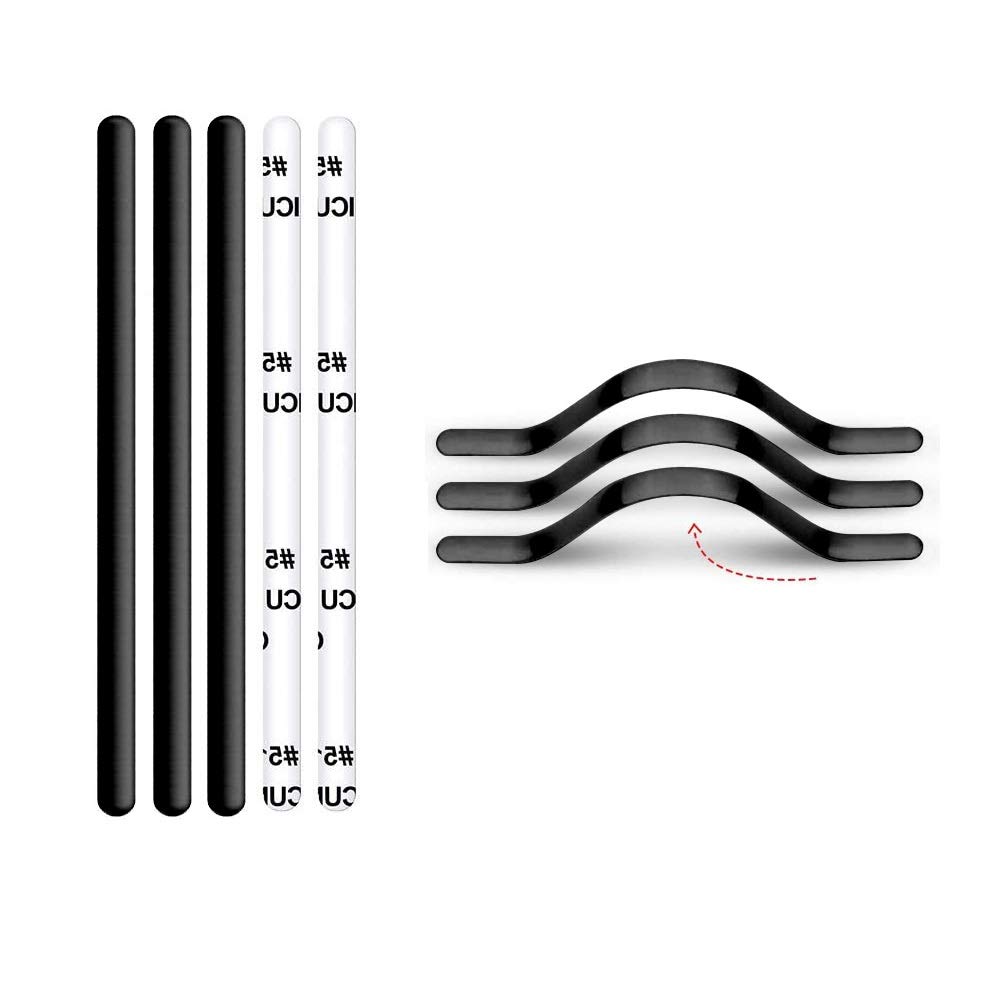 50PCS Nose Bridge Strip,Shed Protector Aluminum Strips(Specs: 0.02X0.2X3.54 inch) for DIY Mask Handmade Crafting Making Nose Bridge Clip