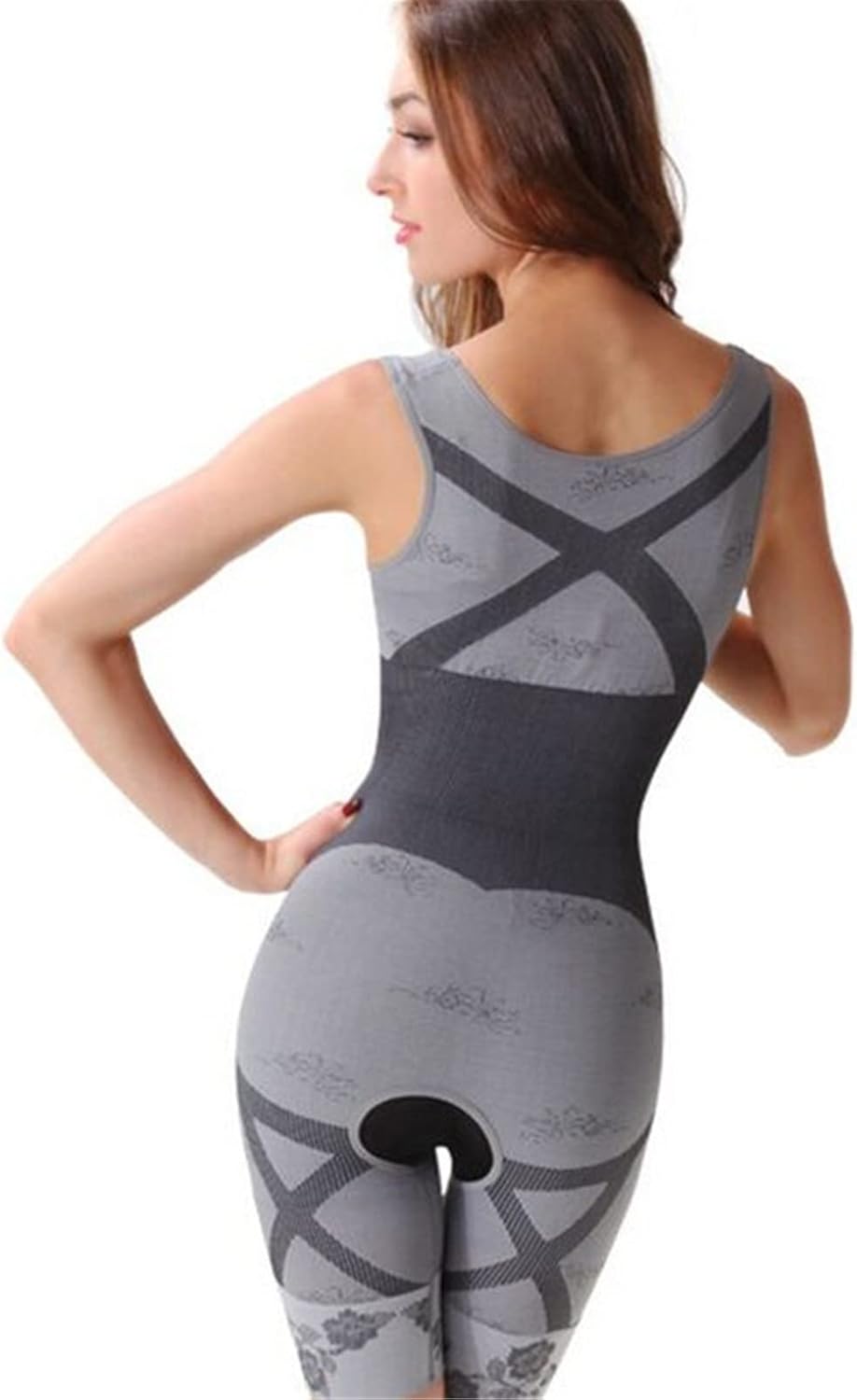 コルセット 補正下着 ボディシェーパーおなか制御シェイプウェアコルセットワンピースシームレスバット ボディスーツ レディース (色