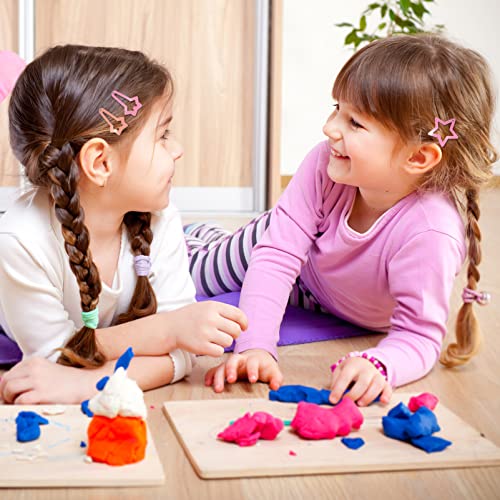 Frcolor Hair Clips For Girls, Snap Clips Start Butterfly Heart Hair Clips Colorful Cute Lovely Metal Hair Barrettes Hair Accessories For Kids Teens Women, 36 Pack #TOP2