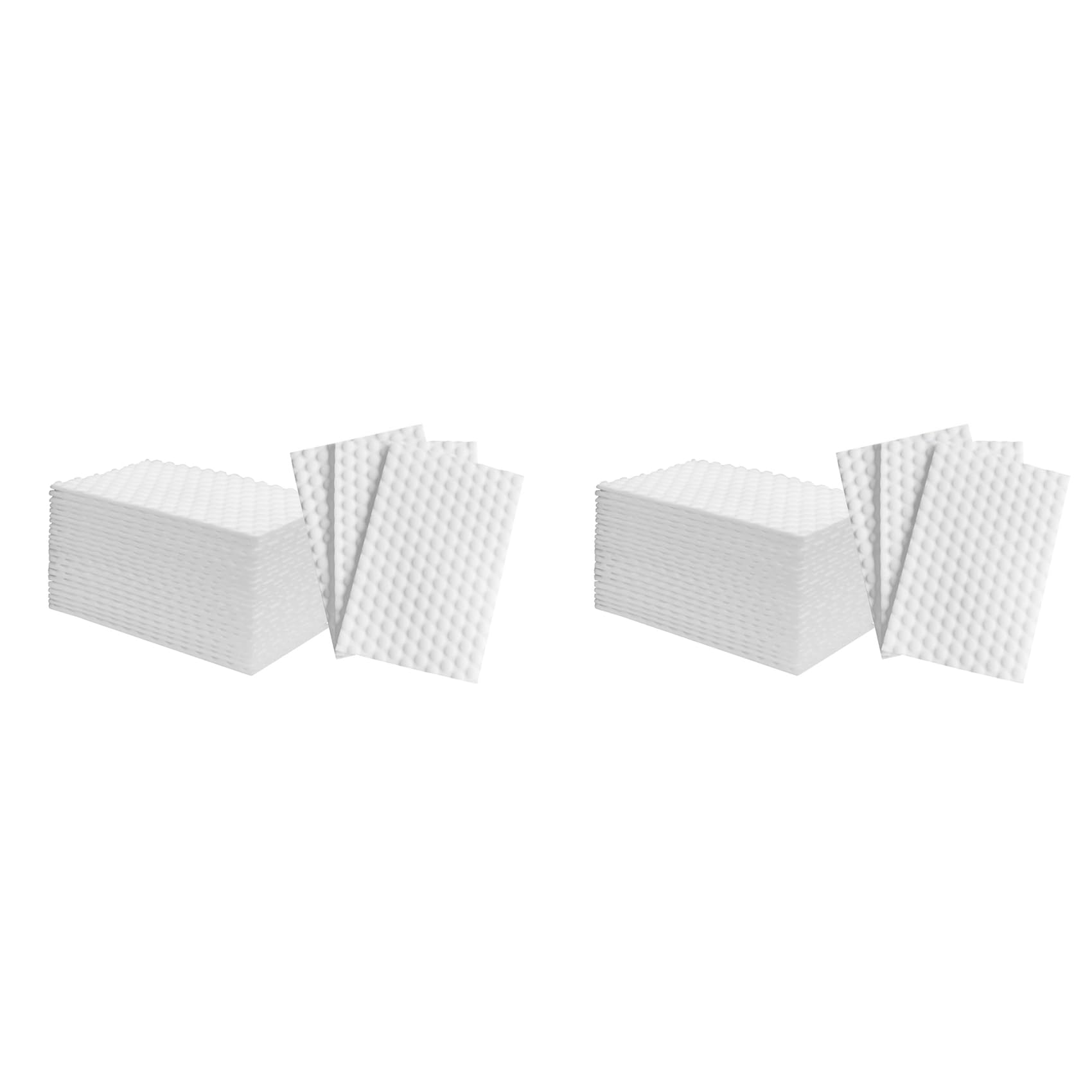 Hndhbfgrt 100 PCS Magic Sponge Eraser Sheets,Convex Point Melamine Sheets,Disposable Portable Magic Cleaning Eraser Thin Wipes