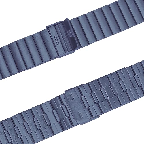 Image of ACM Watch Strap Stainless Steel Metal 22mm compatible with Fire-Boltt Invincible Plus Bsw097 Smartwatch Adjustable Belt Band Grey