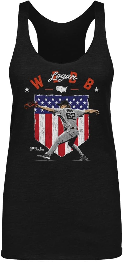 500 LEVEL Logan Webb San Francisco Country Flag Women's Tank Top