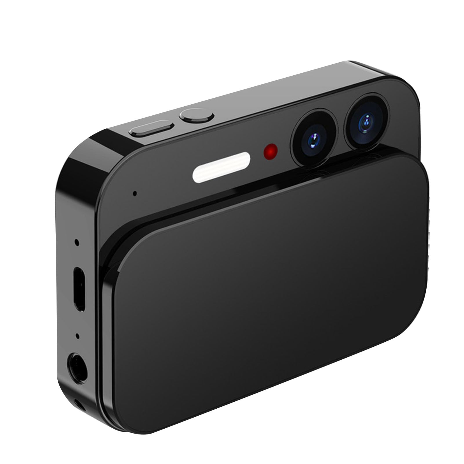 Fotocamera Digitale HD da 64 MP con Copertura Scorrevole e Touch Screen per Fotografie Vlog e Selfie degli Studenti (BLACK)