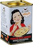 El Avion Pimentón Dulce Ahumado - pimentón Dulce Ahumado en Polvo de España/Valencia en una Atractiva Lata (160 g)