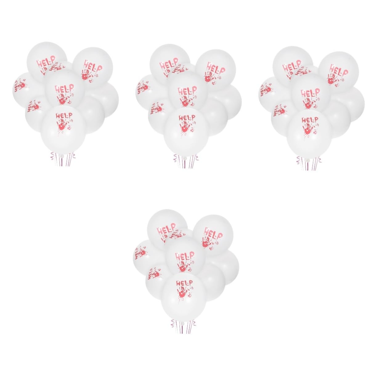 Alasum 400pezzi Palloncini Lattice Decorazioni Spaventose Per Halloween e Compleanni