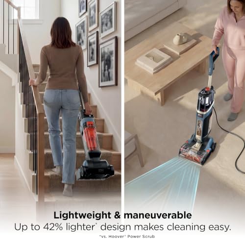 Shark CarpetForce Lightweight Upright Carpet & Area Rug Cleaner, EX501BRN - image 3