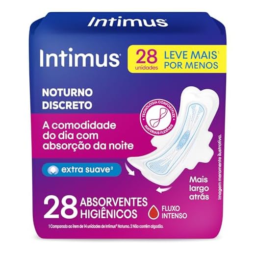 Absorvente Intimus Dia & Noite - 28 unidades