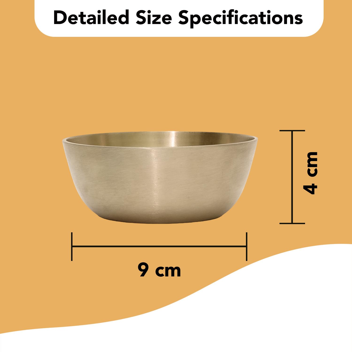Ekhasa Kansa Bowl - Pure Bronze for Wellness -7