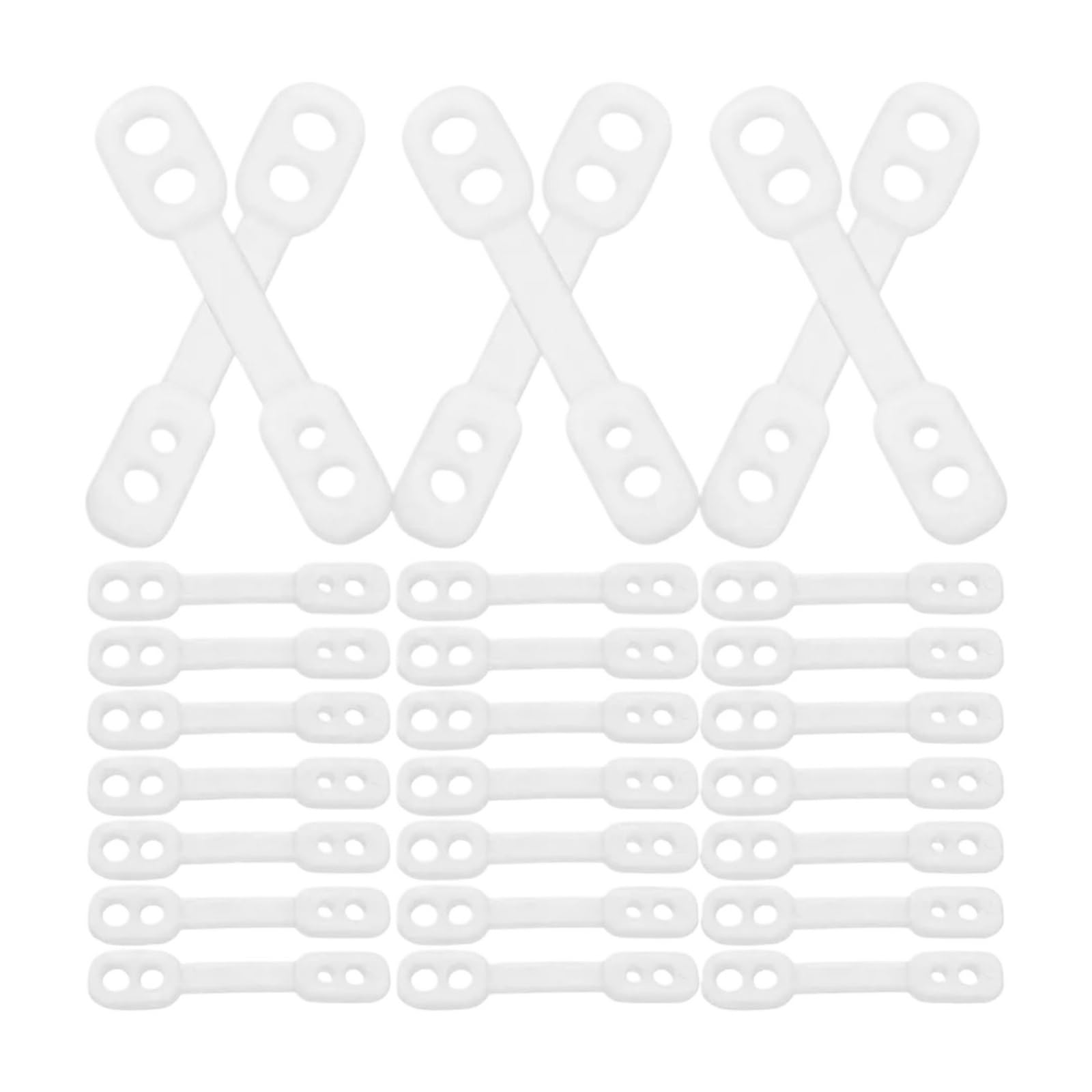 Clothes Hanger Connector Hooks 100pcs Clothes Hanger Buckles Non-Slip Fixing Clips Lightweight Fasteners Fastener for Wardrobe Closet Organizer