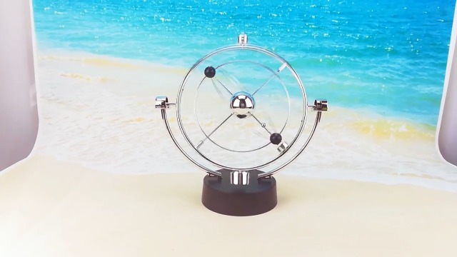 Ornement De Mouvement Perpétuel Swing Ball - Décoration De Bureau Interactive - Alimenté Par Piles Ou USB