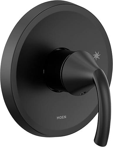 Moen UT2741BL Glyde M-CORE Serie 2 - Kit de molduras de ducha con 1 mango, requiere válvula, negro mate