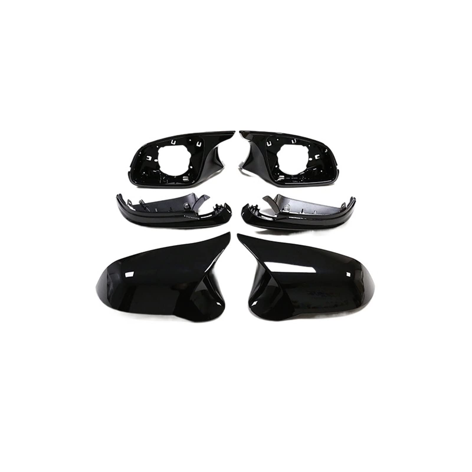 Copertura Specchietto Retrovisore Per BMW - Cromata Opaca, Per Serie 1/2/3/4 E X1 (modelli F20, F30, E84, Ecc.)