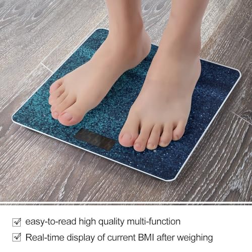 Báscula digital de baño de vidrio templado 400 lbs miniatura 5