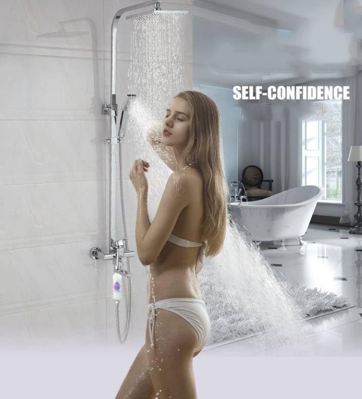 Miniatura 8 de Purificador de agua de ducha, filtro de ducha de vitamina C con suavizante de agua dura, elimina el cloro para la piel seca y la pérdida de cabello,