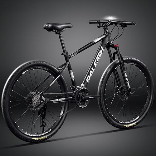 GRSMIS ロードバイク クロスバイクマウンテンバイクMTB自転車 24/26/27.5インチ 21/24/27/30段変速 適用身長145cm以上 超軽量 ディスクブレーキ メンズ 変速 オフロード 高炭素鋼フレーム 滑り止めと耐摩 大人子供用 通学