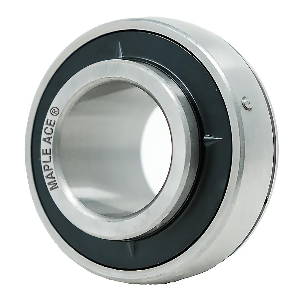 2 Roulements à Semelle UC207-22 1-3/8" – Acier Chromé Gcr15 Avec Clé Allen – Bride Robuste Anti-Rouille