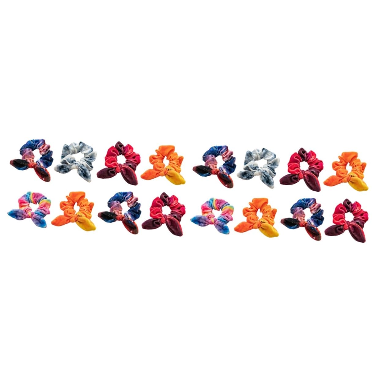 Healeved 16piezas Scrunchies De Diseño y Alta Elasticidad Para Mujeres Accesorios De Pelo Versátiles y Prácticos Para Ocasiones Especiales y Uso Diario