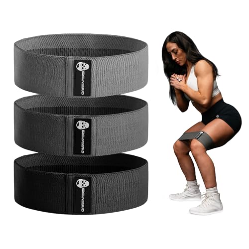 Image of Hip Bands for Booty Workouts | Non Slip Fabric Band Set with 3 Levels - Resistance Bands for Legs & Hip - for Men & Women