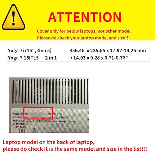 Funda para portátil Lenovo Yoga 7i Gen 5 15 pulgadas miniatura 2