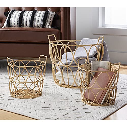 Better Homes & Gardens Large Natural Poly Rattan...
