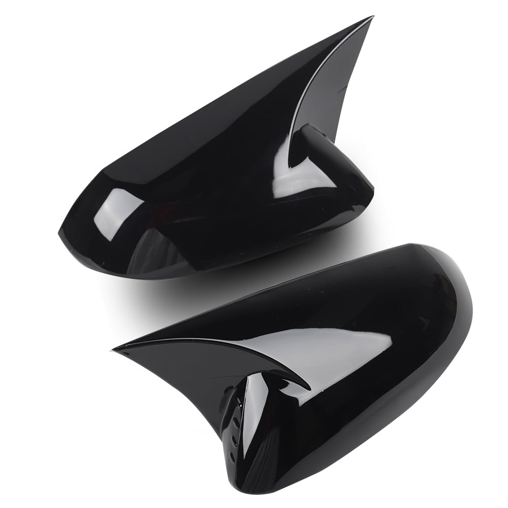 BOYUER 2 tapas protectoras de ABS para espejo retrovisor lateral de coche, accesorios exteriores para Toyota Corolla 2020, 2021, 2022, 2023, 2024, 2025, 2026, 2019-2025 (negro piano)
