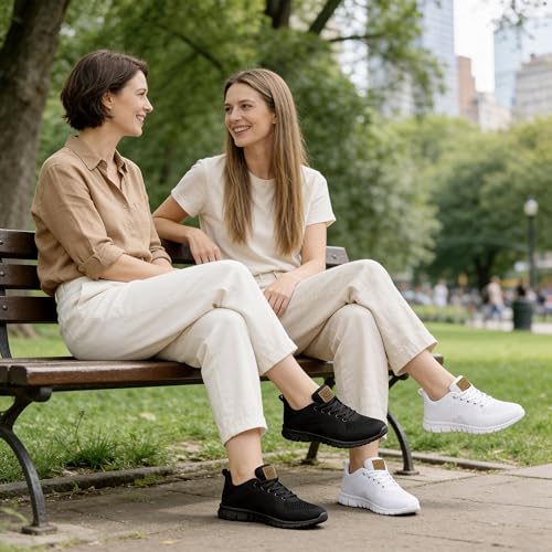Image of Alicegana Sneakers for Women Walking Shoes: Lightweight Non Slip Comfortable Womens Shoes Footwear for Tennis Casual Work Travel