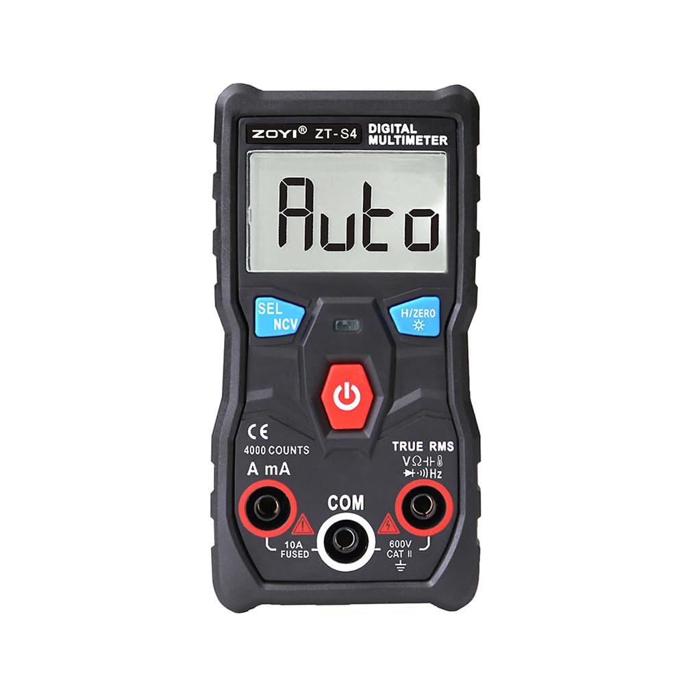 ZOYI ZT-S4 Pocket SMART Digital Multimeter Auto-Ranging Electrical Tester Measures DC/AC Voltage Current Resistance Continuity Diode Capacitance Temperature Frequency NCV True TRMS By Skyking-image-11