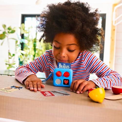 yoto mini 2024 edition  make your own card  kids screen-free bluetooth audio player all-in-1 travel device plays stories music podcast radio ok-to-wake clock use as speaker or with headphones