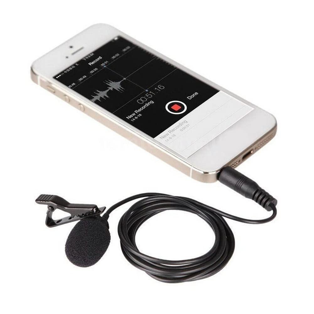 Microfono a risvolto – Noise Cancellin Tiny – Microfono multiuso per karaoke, mixer e conferenze