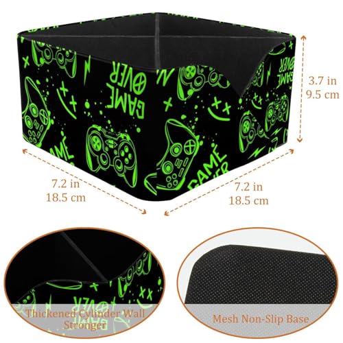 Organiseur de bureau vert à 4 compartiments et pot à stylos - 4