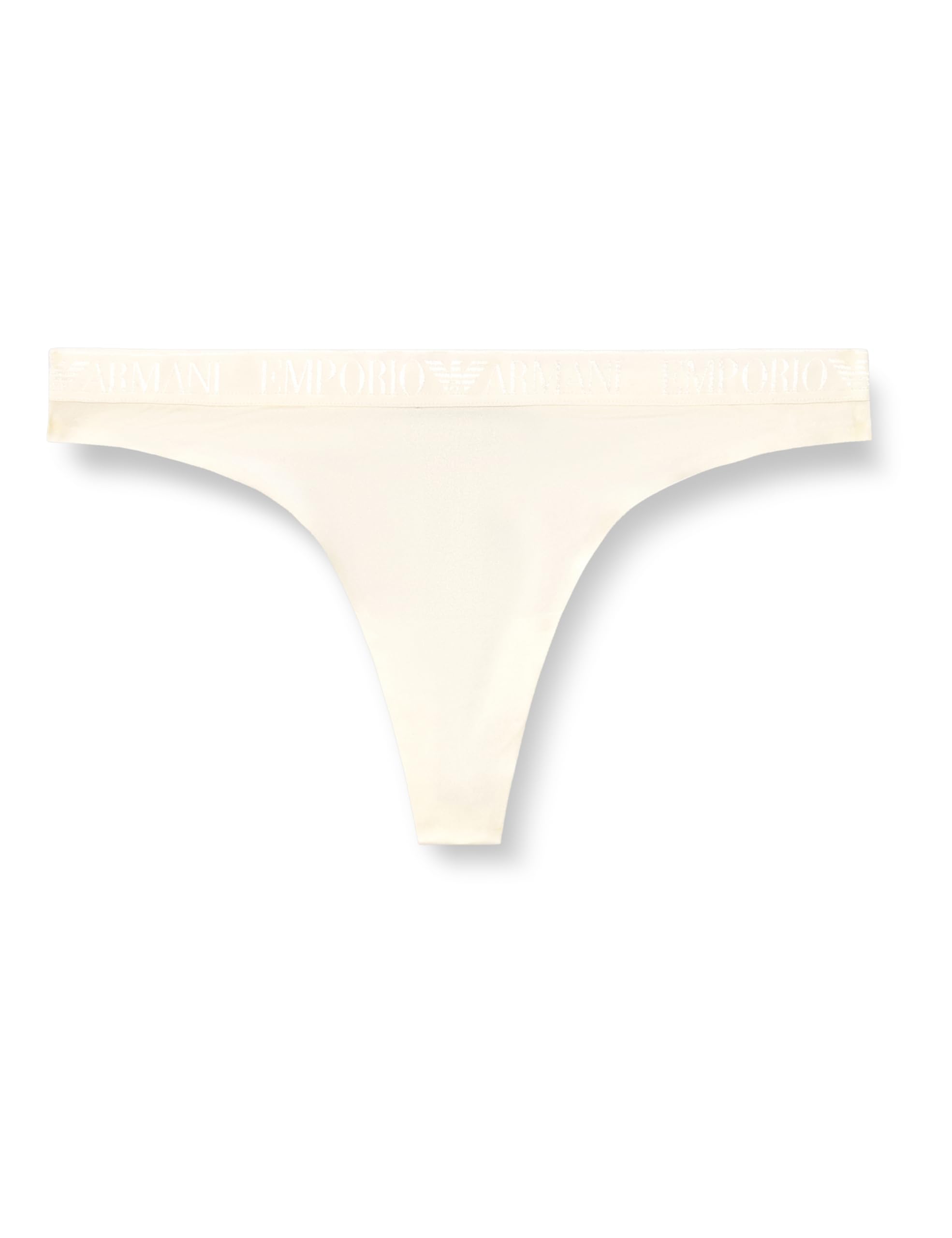 Emporio Armani Woman's Iconic Microfiber 2-Pack Thong White M