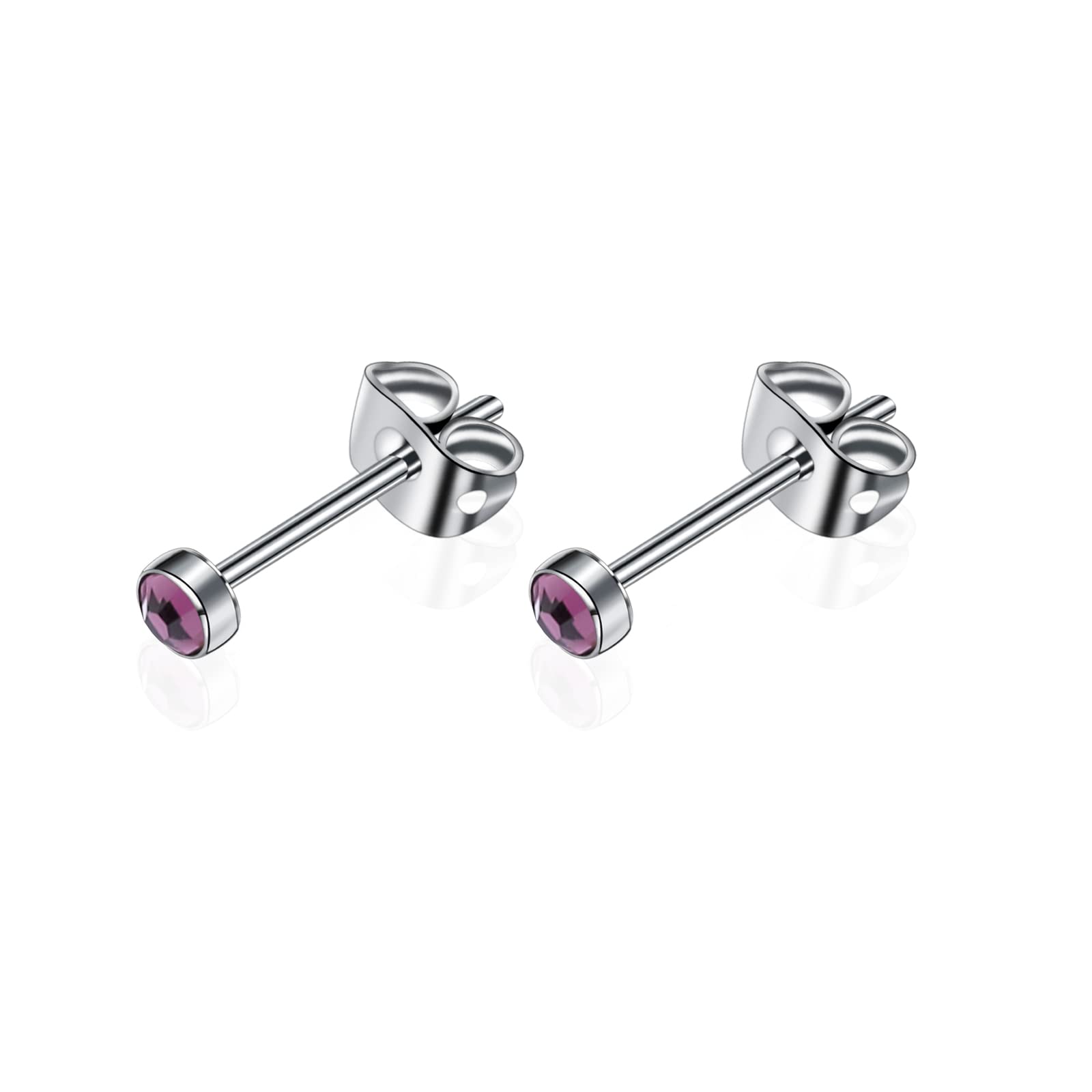 Artskin G23 titanium kristallen oorknopjes voor vrouwen mannen meisjes