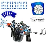 Splatter Ball Blaster - Gel Ball Blaster with 60000 Gel Balls - Outdoor Backyard Shooting Toy Game A