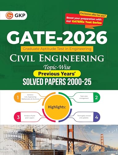 GKP GATE 2026 Civil Engineering | 26 Years' Topic Wise Solved Papers ...