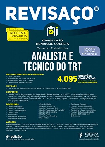 Analista e Técnico do TRT: 4.095 Questões Comentadas