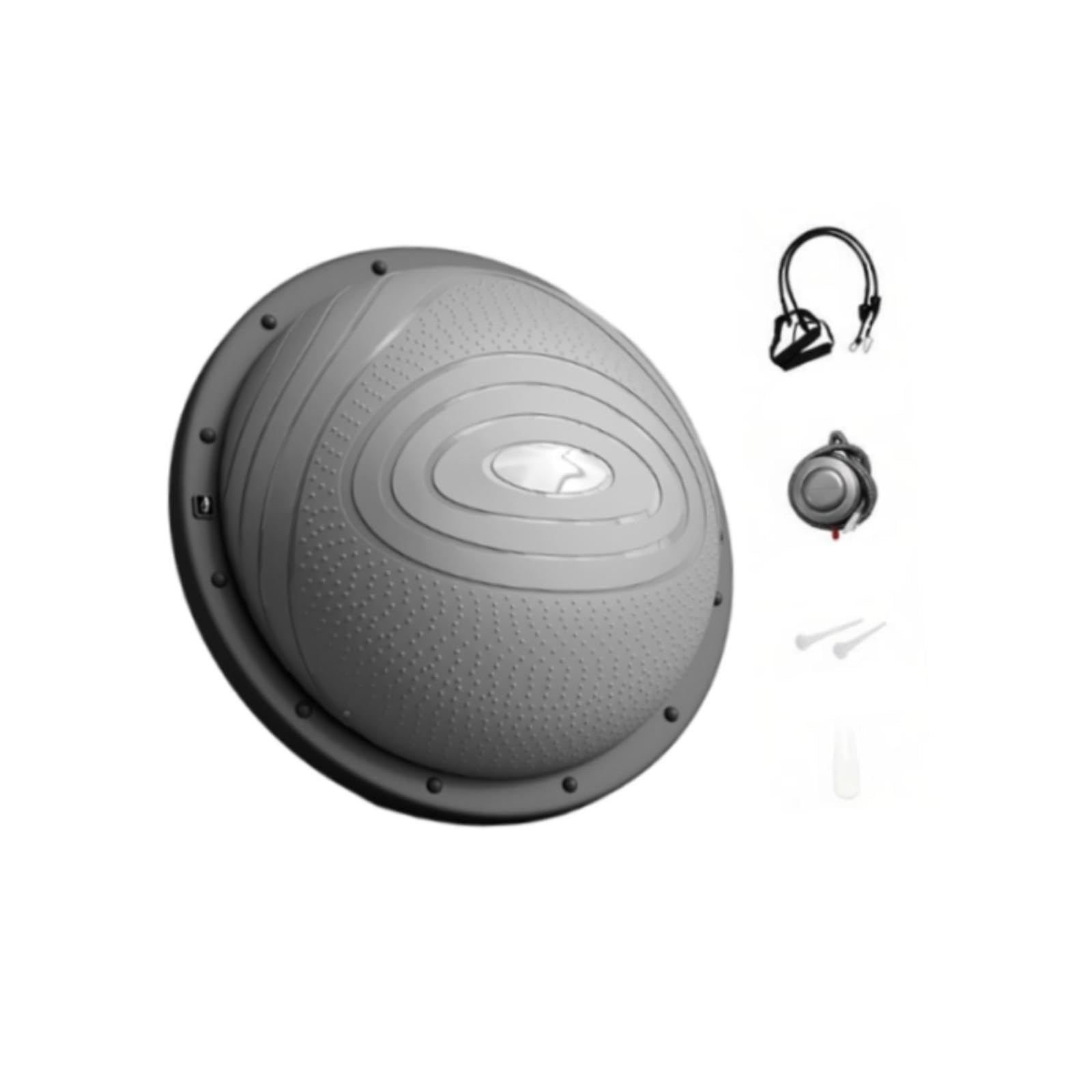 CALANDIS Half Balance Ball Portable Strength Equipment for Office Indoor Outdoor Home Gray | Exercise Balls | Fitness Equipment & Gear | Fitness Running & Yoga | Sporting Goods-picture-34