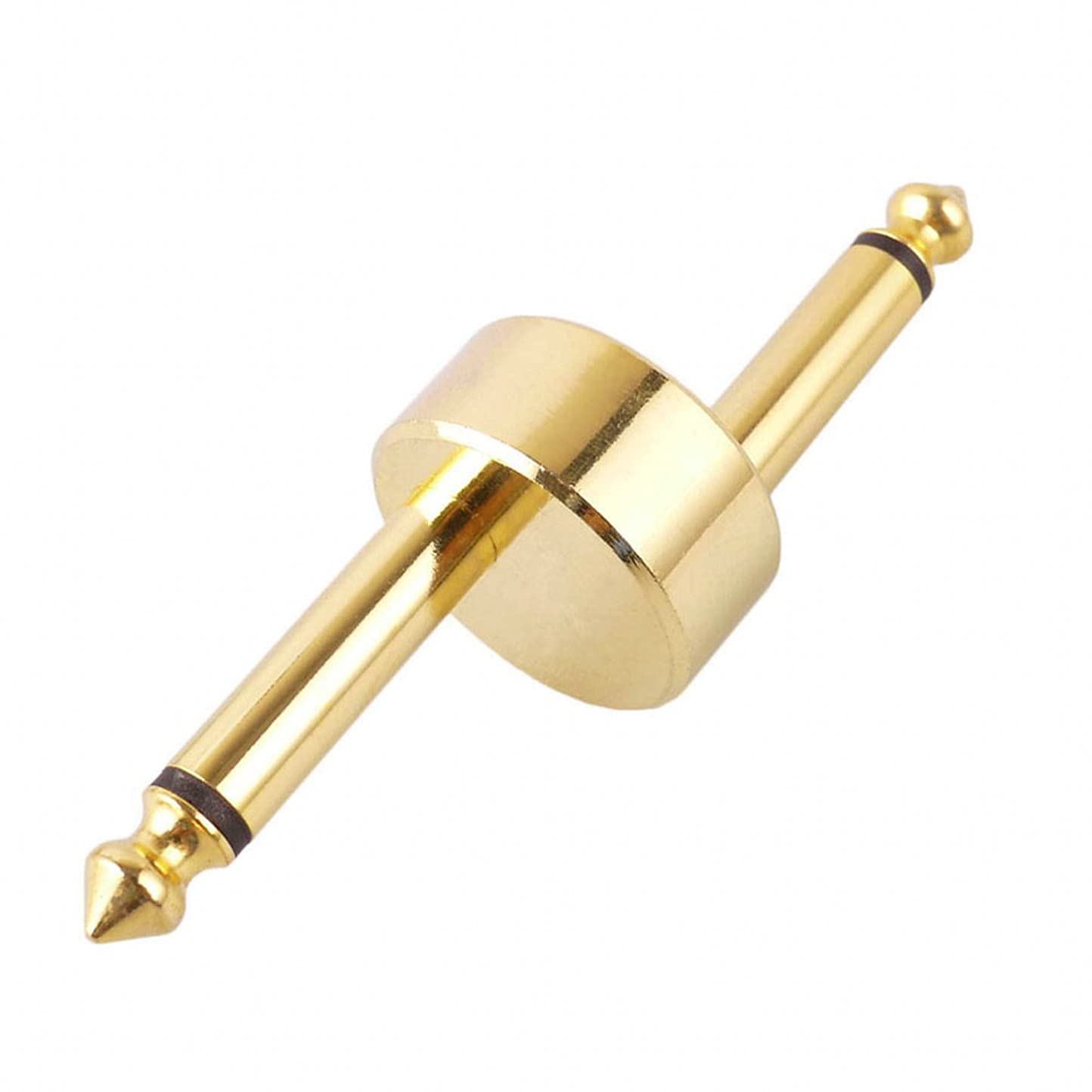 JZK 4 PCS straight and Z type, guitar pedal connector gold colour, 6.35mm guitar effect pedal connector, guitar pedal coupler - Image 5