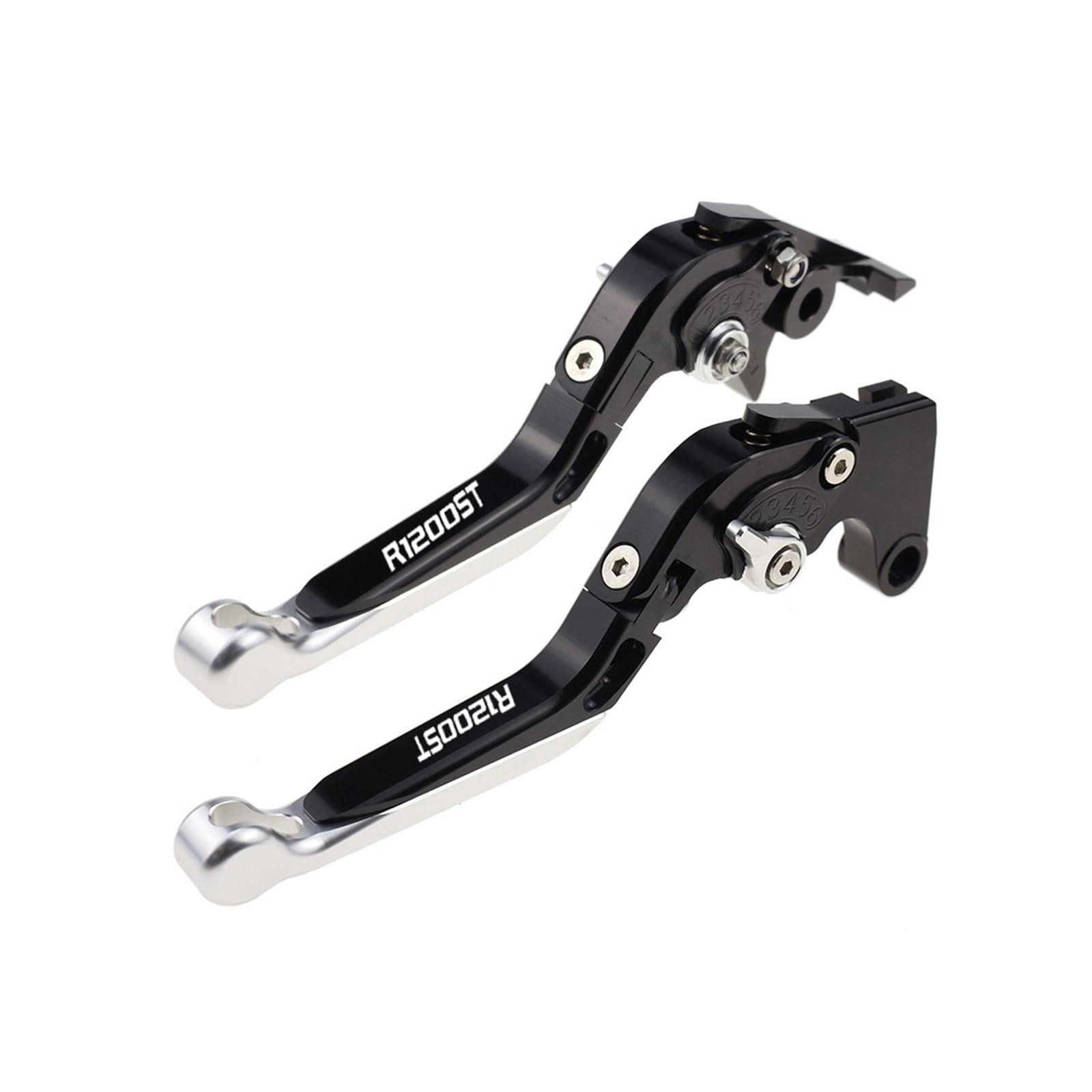 YXBSWBJD Aluminum Alloy Folding Brake Lever for R1200ST Motorcycle Folding Extendable Brake Clutch Levers(29)