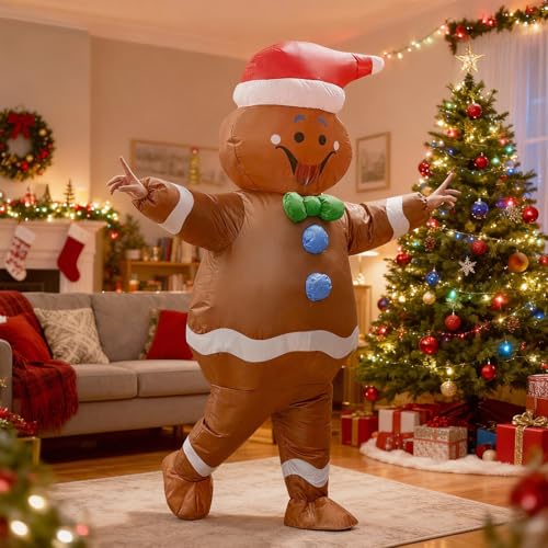 Matreeglam Weihnachts Kostüm Erwachsene, Weihnachtsmann Weihnachtsbaum Kostüm, Weihnachtsmannkostüm, Lustige Weihnachtskleidung für Weihnachten Cosplay Geburtstag Party (Stil 3)