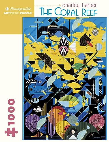 Charley Harper the Coral Reef 1000-Piece Jigsaw Puzzle