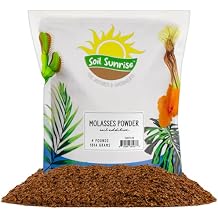 Soil Sunrise Dry Horticultural Molasses Powder 4 Pounds Indoor/Outdoor Gardening Soil Amendment for Plants