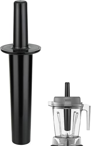 Blender Tamper Compatible with Vitamix Blender 32oz 48oz Container, Small Mini Plunger Replacement Part Blender Tamper Stick Tool Accessories