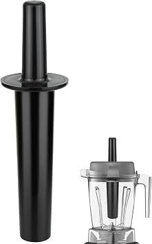 Blender Tamper Compatible with Vitamix Blender 32oz 48oz Container, Small Mini Plunger Replacement Part Blender Tamper Stick Tool Accessories