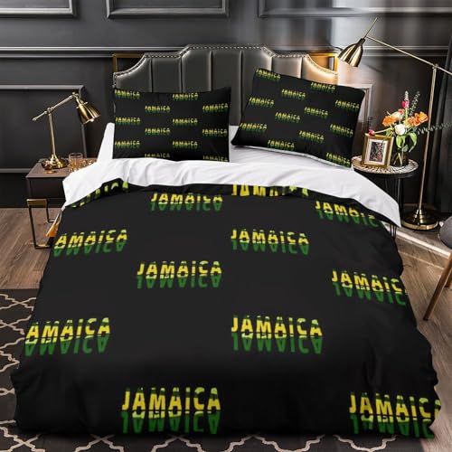 Parure de lit jaguar super douce en microfibre résistante 3D - 2