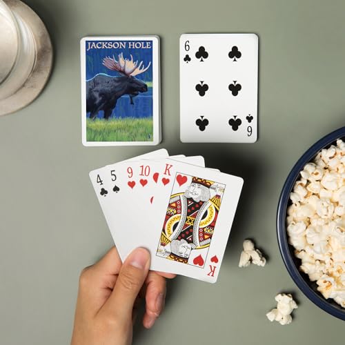 Baraja de cartas Póker 52 piezas Jackson Hole Wyoming miniatura 2