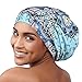 Slouchy Striped Beanie Hat Comfortable Head Wrap Cap