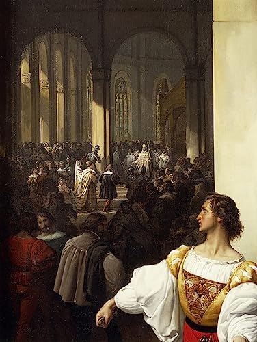 Impression toile Francesco Hayez pour salon : sublimez votre décoration murale 60x90 cm