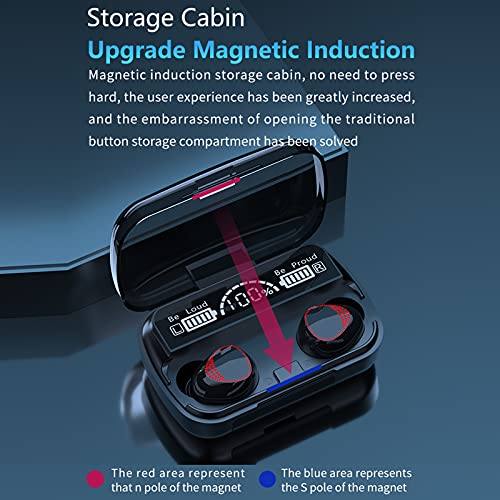 lifcasual M10A True Wireless Earphone BT 5.1 Mini Headsets Sport Earbuds LED Display HD Call com Mic